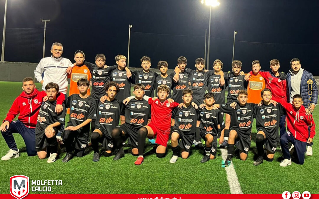 UNDER 15: MOLFETTA CALCIO – VIRTUS PALESE 3-0