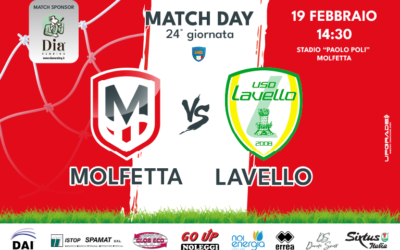MOLFETTA CALCIO – USD LAVELLO: LE INFORMAZIONI UTILI