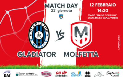 GLADIATOR 1924 – MOLFETTA CALCIO: LE INFORMAZIONI UTILI