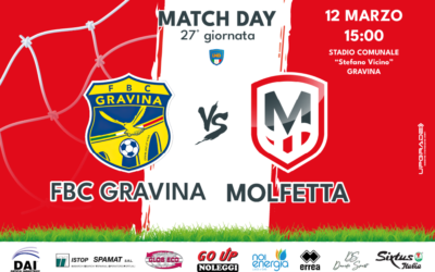 FBC GRAVINA – MOLFETTA CALCIO: LE INFORMAZIONI UTILI