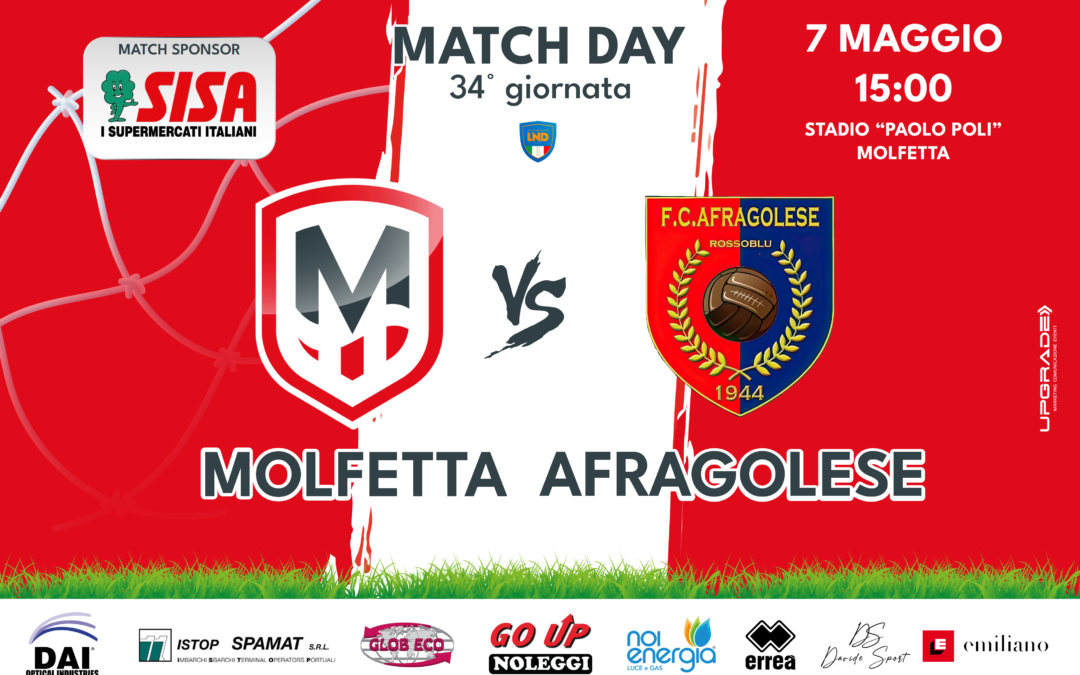 MOLFETTA CALCIO – AFRAGOLESE: LE INFORMAZIONI UTILI