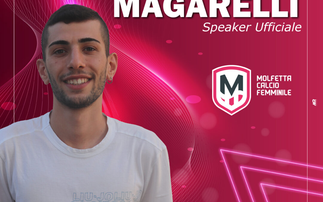 DOMENICO MAGARELLI SPEAKER UFFICIALE DELLA MOLFETTA CALCIO FEMMINILE