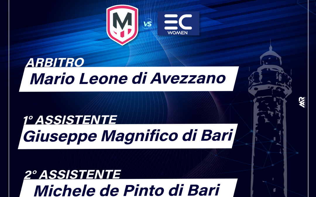 DESIGNAZIONE ARBITRALE MOLFETTA CALCIO VS COSCARELLO CASTROLIBERO