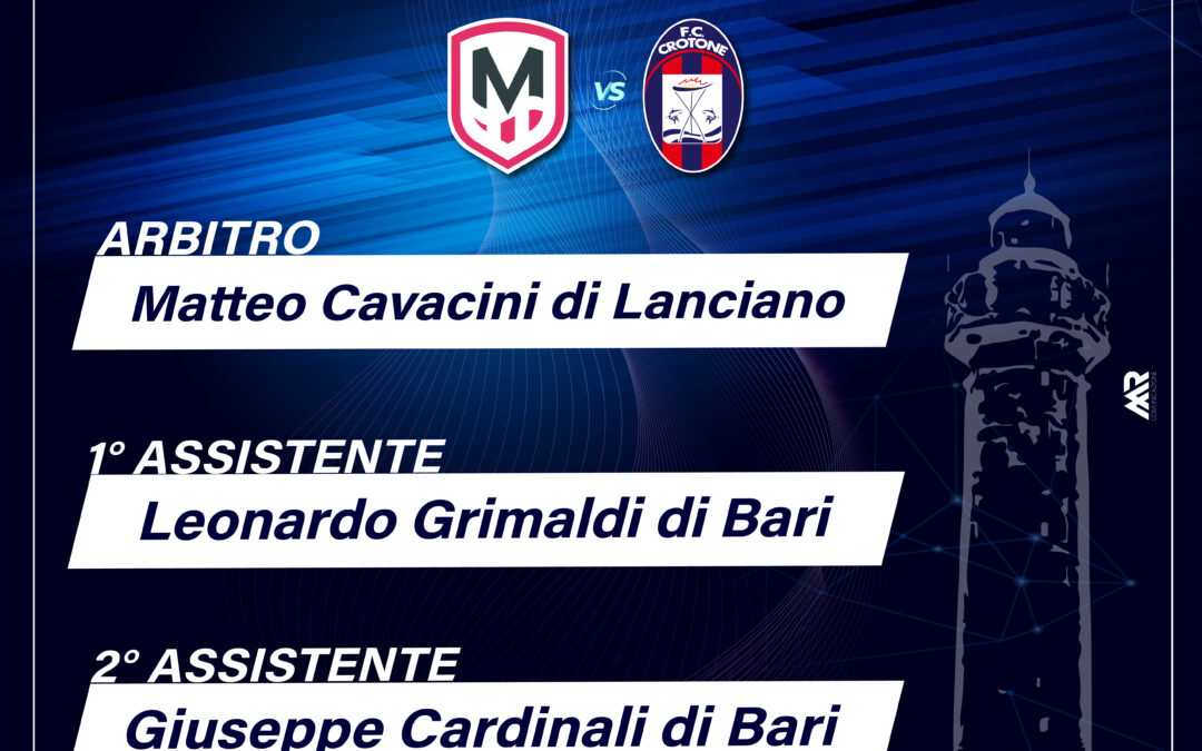 Designazione arbitrale Molfetta Calcio Femminile vs FC Crotone
