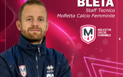 Gert Bleta entra nello staff tecnico della Molfetta Calcio Femminile