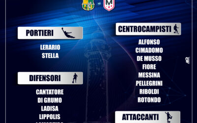 Le convocate: Grifone Gialloverde vs Molfetta Calcio Femminile