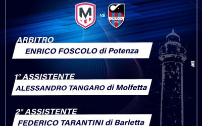 Designazione arbitrale Molfetta Calcio Femminile vs Catania Women
