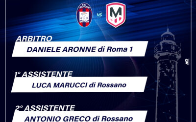 Designazione arbitrale FC Crotone vs Molfetta Calcio Femminile