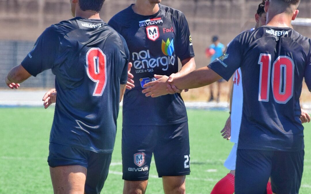 ESORDIO DA CINQUE STELLE: LA MOLFETTA CALCIO SUPERA 5-0 LA MOLFETTA SPORTIVA 1917